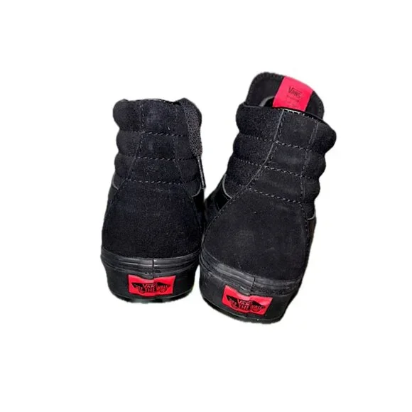 NWOB vans | Sk8-Hi Skate Shoe - Black Monochrome | Unisex W 7.5/M 6 - Picture 8 of 11